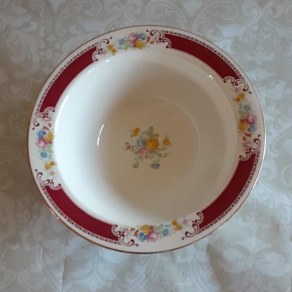 Antique Homer Laughlin round serving bowl